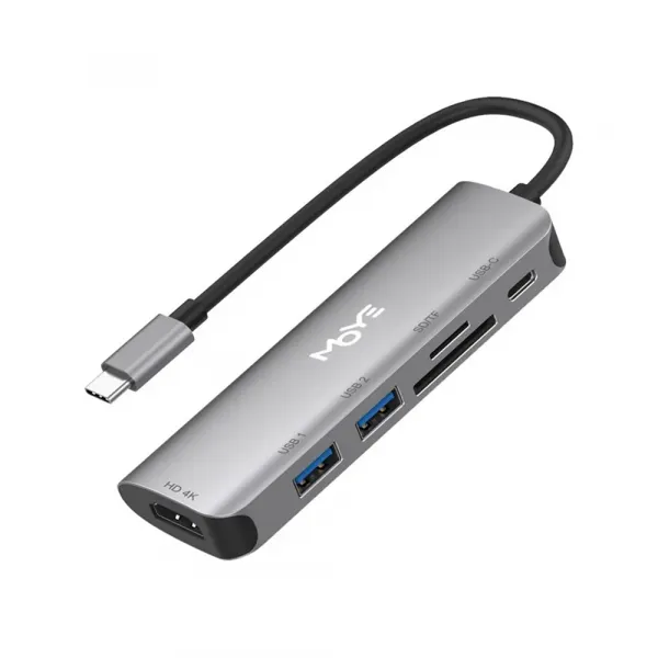USB HUB MOYE Core Multiport X6 Series usb C Slika 1