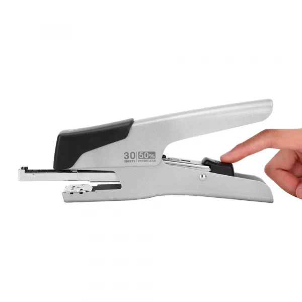 Heftalica Deli specijal za lako heftanje E0358 30 lista siva Slika 3