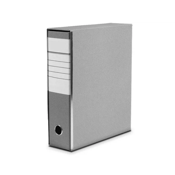 Mark Registratori Registrator A4 sa kutijom i metalnim ojačanjem sivi široki TMG Slika 1