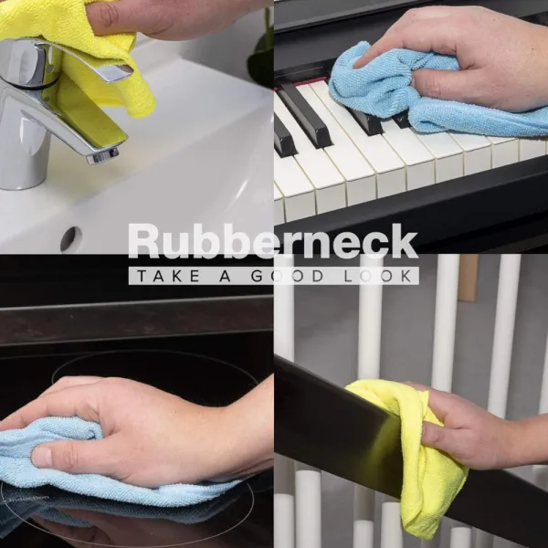 Hemija Mikrofiber krpa Rubberneck 32x32 plava/žuta Slika 5