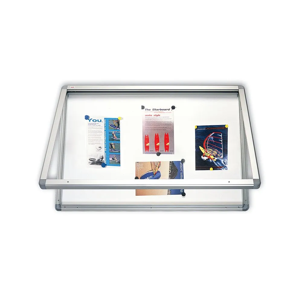 Tabla oglasna 2x3 GS11510 sa vratima i inbus ključem, bela magnetna 150x100 Slika 1