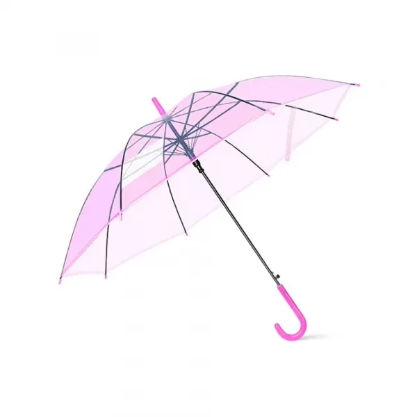Mark Kišobran PVC providni roze 90cm Slika 1