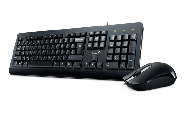 Tastatura+Mis Genius KM-160 USB US Black Slika 1