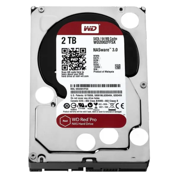 HDD WD 2TB WD2002FFSX 64MB 7200rpm Red Pro Slika 1