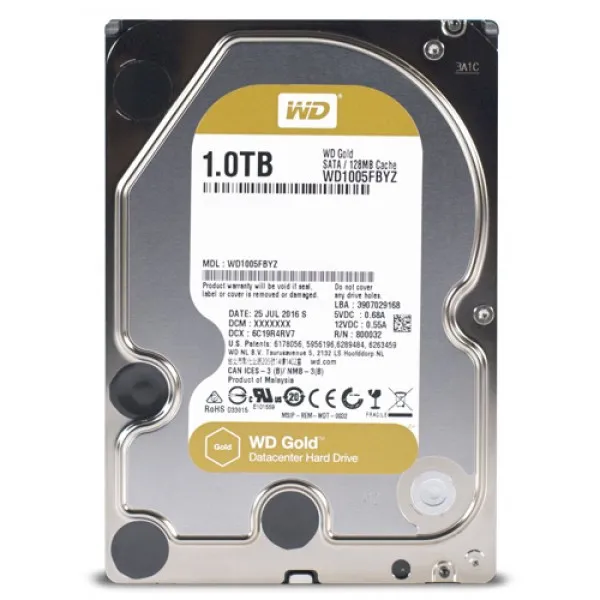 HDD WD 1TB WD1005FBYZ SATA3 128MB Gold Slika 2