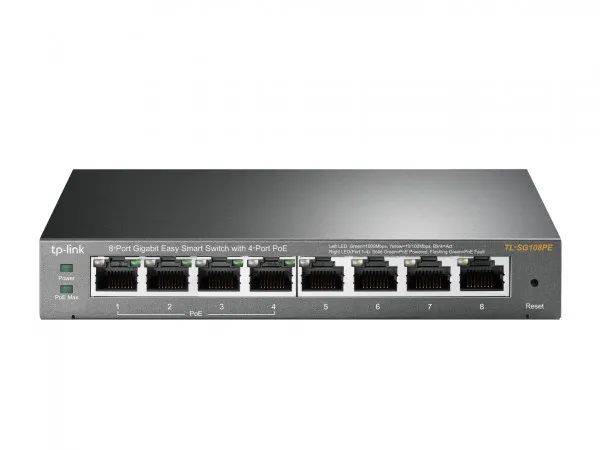 TP-Link Switch TP Link TL-SG108PE 8-port 10/100/1000/4PoE/Metal Slika 2
