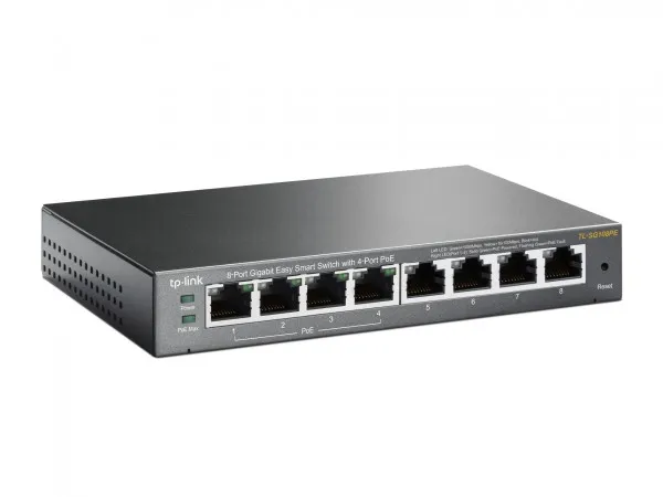 TP-Link Switch TP Link TL-SG108PE 8-port 10/100/1000/4PoE/Metal Slika 3