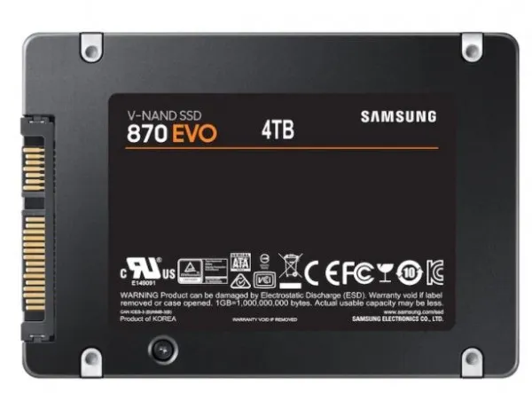 SSD 2.5" SATA 4TB Samsung 870 EVO 560/530MBs, MZ-77E4T0B/EU Slika 1
