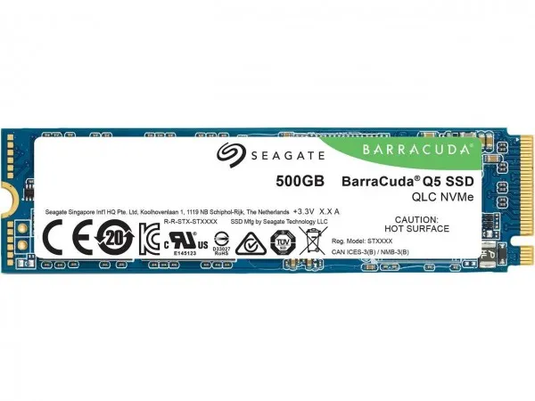 SSD M.2 NVMe 500GB Seagate Barracuda Gen3x4 Q5 ZP500CV3A001 Slika 1