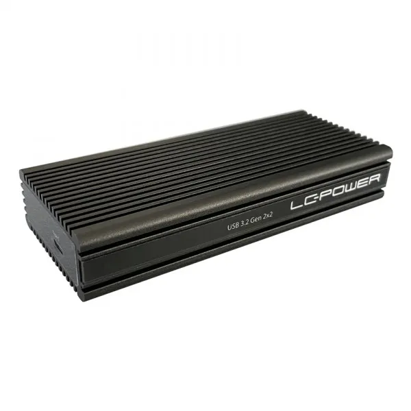 HDD Rack LC Power LC-M2-C-NVME-2X2 - M.2 SSD Enclosure Gen 2x2 Slika 2