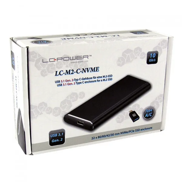 HDD Rack LC Power LC-M2-C-NVME USB3.1 Gen.2 Slika 6