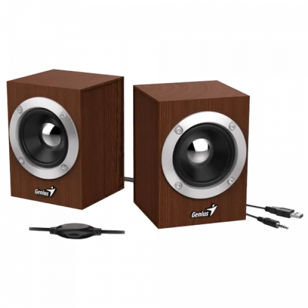 Zvucnici 2.0 Genius SP-HF280 USB Wood Slika 2