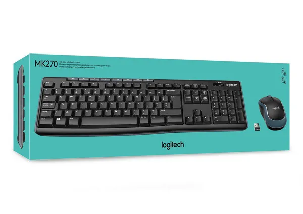 Tastatura + miš Wireless Logitech MK270 US crna 920-004509 Slika 3