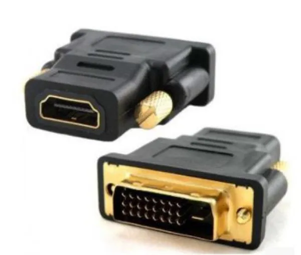 Adapter Linkom DVI (24+1) na HDMI (m/z) crni Slika 1