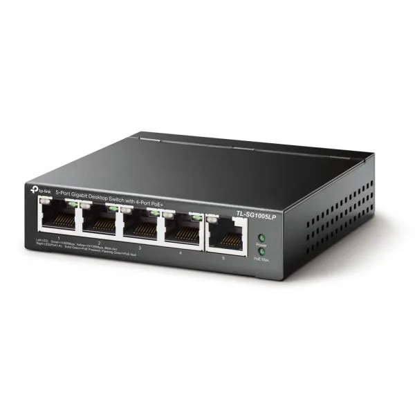 TP-Link LAN Switch TP-LINK TL-SG1005LP 10/100/1000 5port (4 PoE) Slika 2