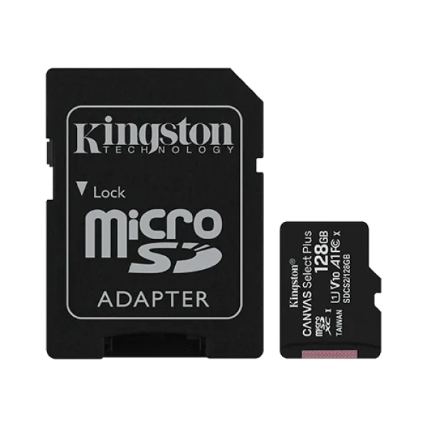 Micro SD Kingston 128GB Canvas Select Plus SDCS2/128GB + sd adapter Slika 1