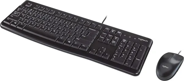 Tastatura + miš USB Logitech Desktop MK120 US crna 920-002562 Slika 1