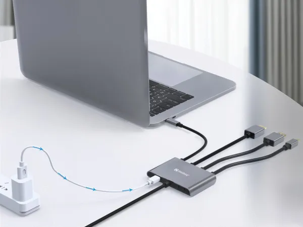 Kabl-display HUB Sandberg All-In-One USB C/DP/m DP/HDMI - HDMI 2m 509-21 Slika 7