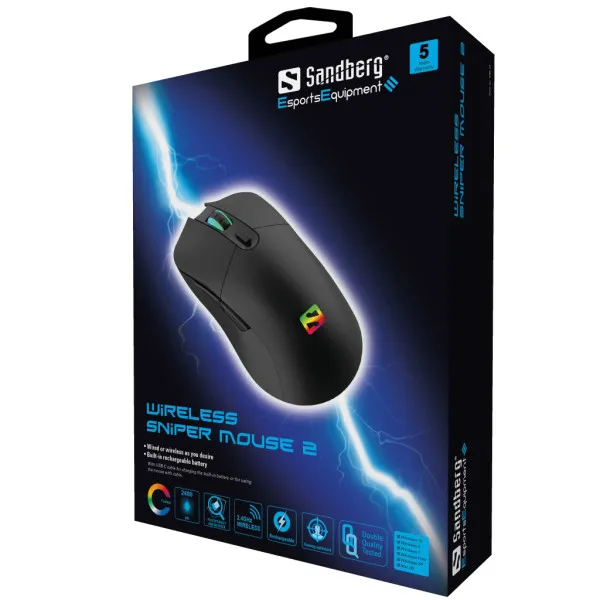 Miš Wireless Sandberg Sniper 2 2400DPI 640-21 Slika 5