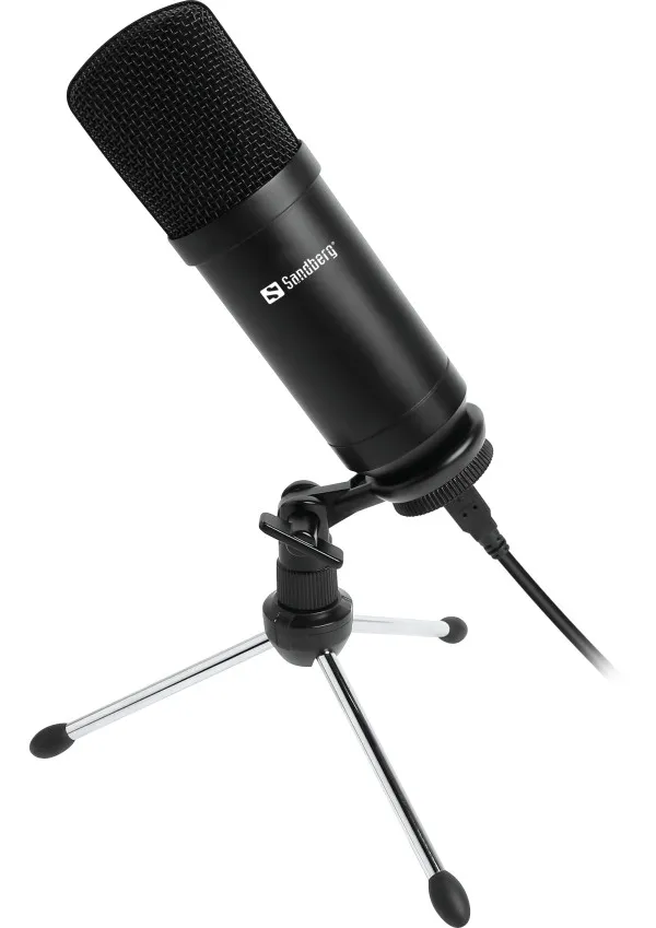 Stoni mikrofon Sandberg Streamer USB Desk sa tripodom 126-09 Slika 3