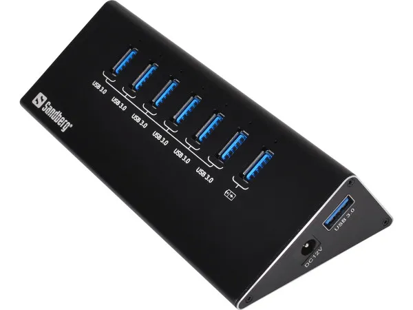 USB HUB 7 port Sandberg USB 3.0 sa napajanjem 133-82 Slika 1