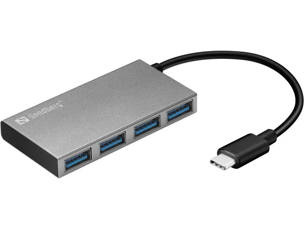 USB HUB 4 port Sandberg Pocket USB C - USB 3.0 136-20 Slika 1