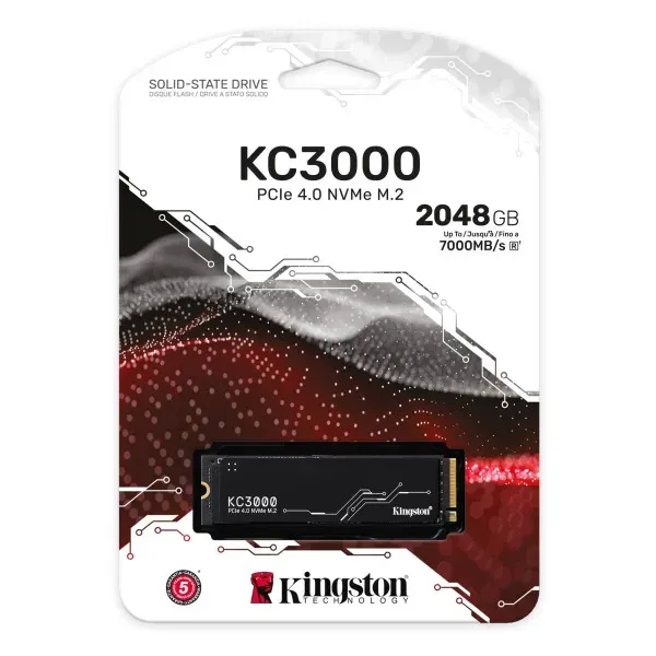 SSD Kingston M.2 NVMe 2TB SKC3000D/2048G PCIe 4.0 x 4 Slika 3