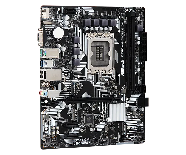 MB s1700 ASRock B760M-HDV/M.2 D4 90-MXBL40-A0UAYZ Slika 4