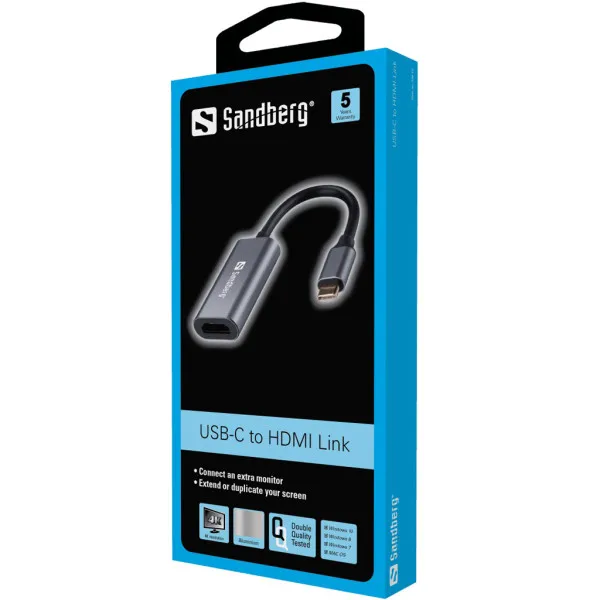 Adapter Sandberg USB-C to HDMI Link 4K/60 Hz 136-12 Slika 2