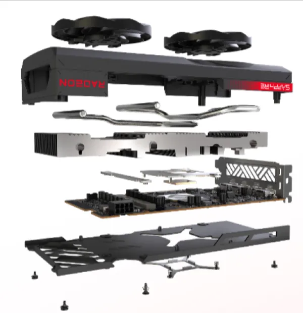 SVGA Sapphire Radeon RX 7600 Gaming OC Pulse 8GB GDDR6, 11324-01-20G Slika 2