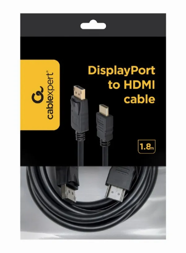 Kabl Gembird CC-DP-HDMI-6 DisplayPort to HDMI cable, 1.8m Slika 2