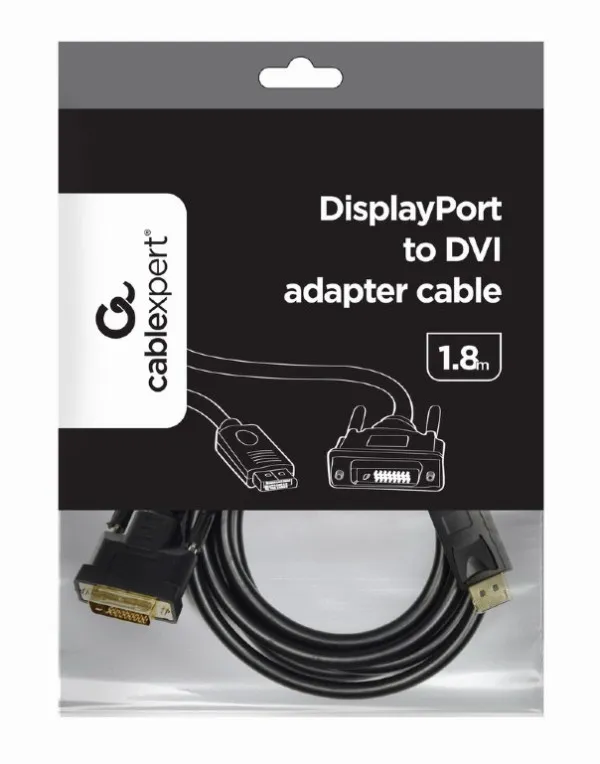 Kabl Cablexpert CC-DPM-DVIM-6 Displayport - DVI 24+1 1,8m Slika 3