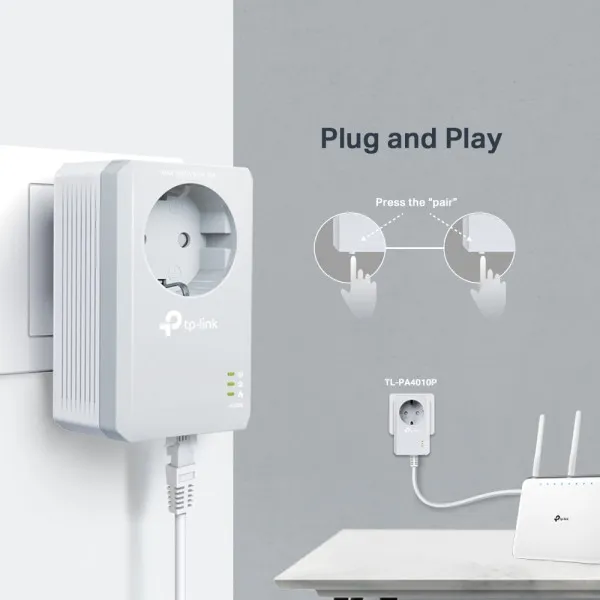 TP-Link LAN Powerline Adapter TP-LINK TL-PA4010P KIT Slika 2