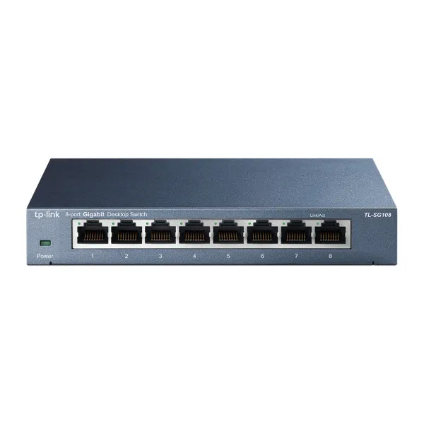 TP-Link LAN Switch TP-LINK TL-SG108 Gigabit 10/100/1000Mbps Slika 1