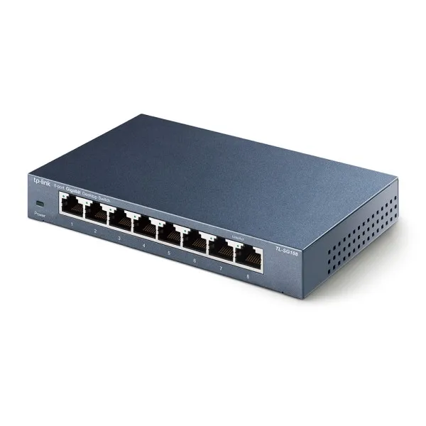 TP-Link LAN Switch TP-LINK TL-SG108 Gigabit 10/100/1000Mbps Slika 2