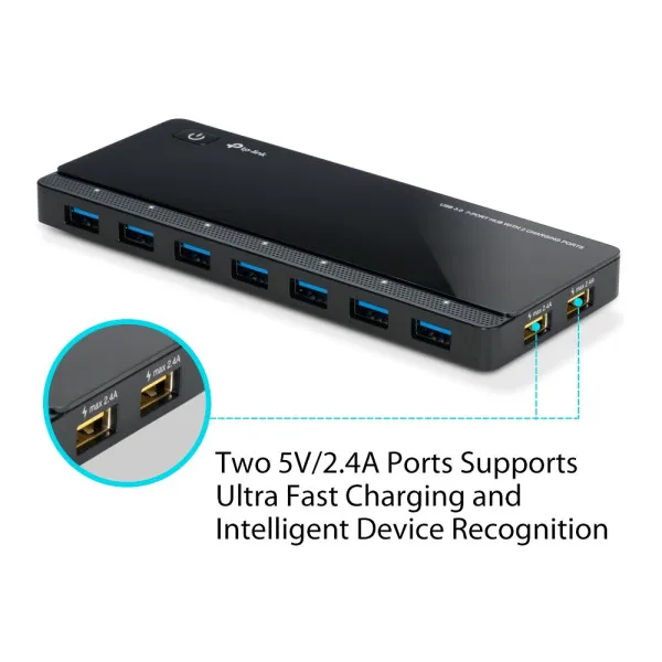 USB HUB 7 port TP-Link UH720 3.0 5V/2.4A Slika 2