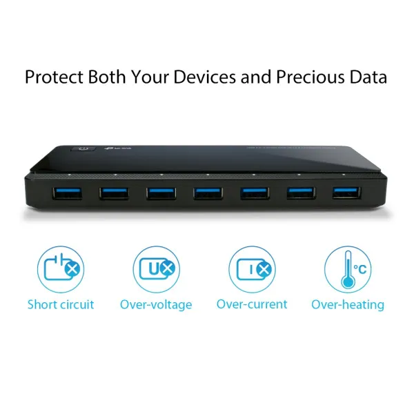 USB HUB 7 port TP-Link UH720 3.0 5V/2.4A Slika 3