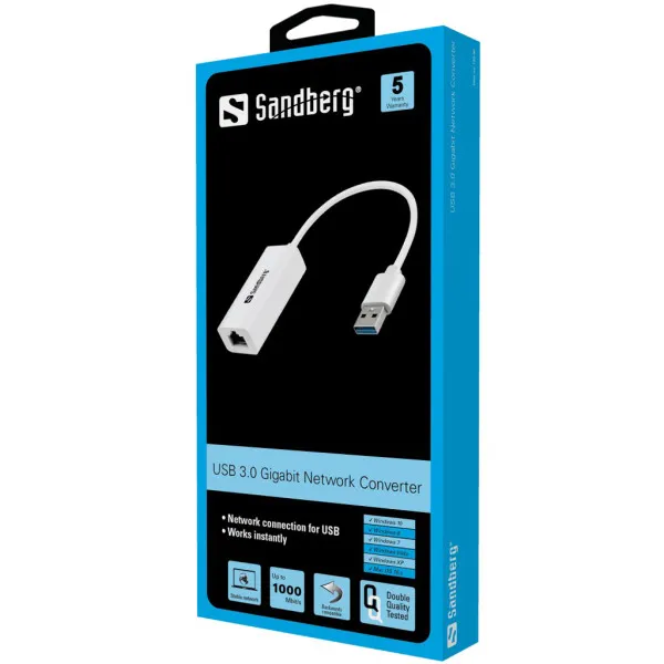 Adapter Sandberg USB-LAN 10/100/1000Mbps 133-90 Slika 2