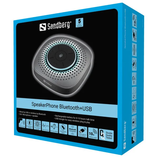 Bluetooth+USB speakerfon Sandberg 126-41 Slika 5