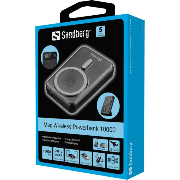 Powerbank Sandberg Mag 420-94 10000mAh Wireless 15W Slika 2