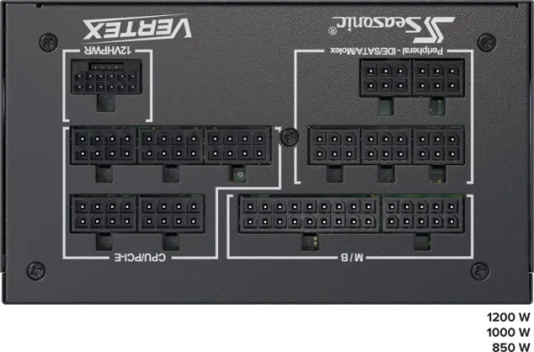 Napajanje 1200W Seasonic VERTEX GX-1200 Modularno 80+ Gold, 12122GXAFS Slika 2