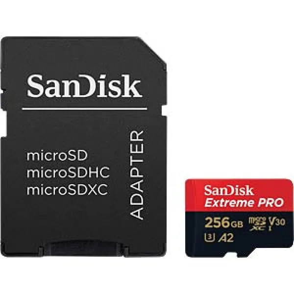 Sandisk Micro SDXC SanDisk 256GB Extreme Pro, SDSQXCD-256G-GN6MA + adapter Slika 1