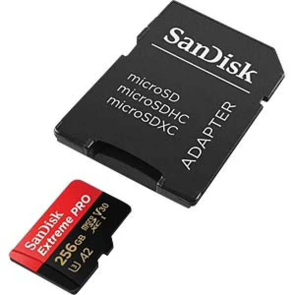 Sandisk Micro SDXC SanDisk 256GB Extreme Pro, SDSQXCD-256G-GN6MA + adapter Slika 2