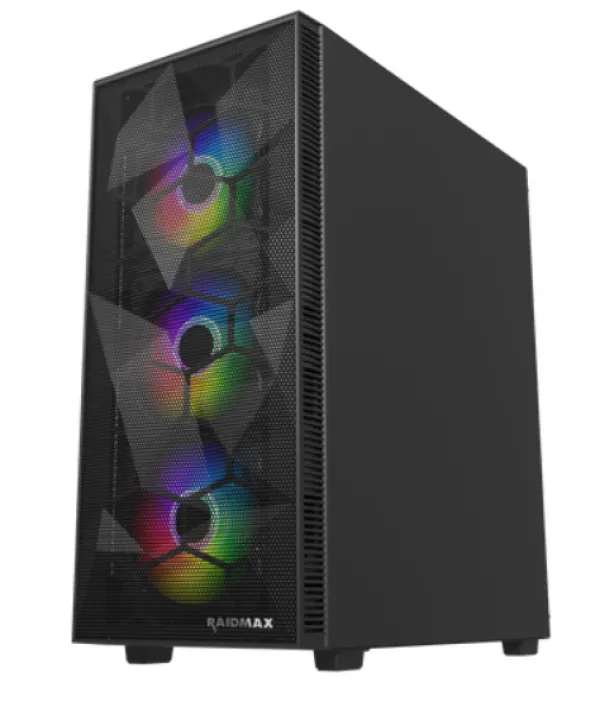 Kuciste Raidmax Talos RGB window/4x 120mm/Crni/650W RX-650XT(B)/RT650RGB Slika 3