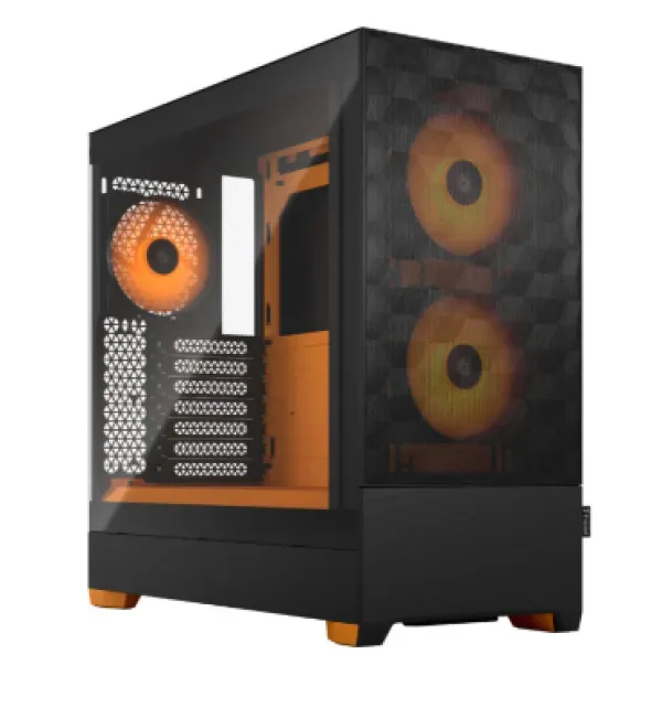 Kućište Fractal Design Pop Air RGB Orange Core TG Clear Tint, FD-C-POR1A-05 Slika 1