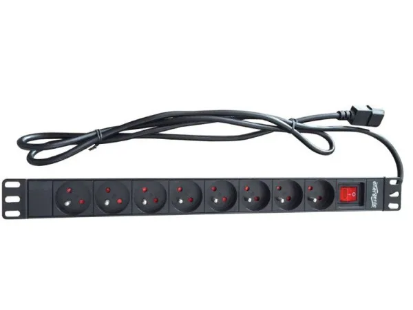 Nedefinisan Kabl 230V razvodni PDU panel 19/1U sa 8 utičnih mesta,1.8m C14 (PDU-8SP-1U-C14) Slika 1