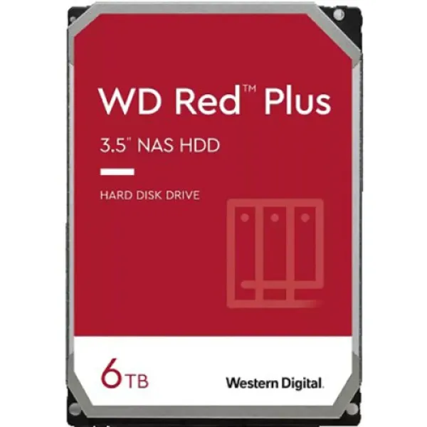 HDD WD 6TB WD60EFPX Red Plus 5400RPM 256MB Slika 1