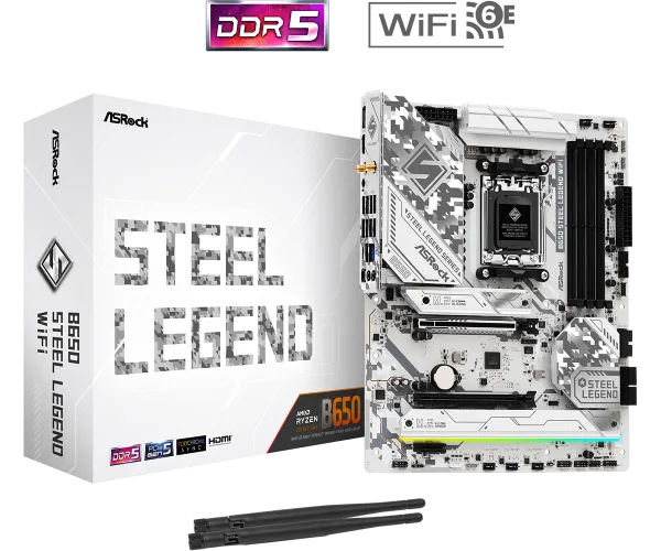 MB AMD AM5 ASRock B650 STEEL LEGEND WIFI Slika 1