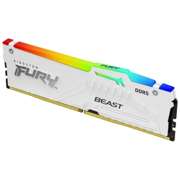 RAM DIMM DDR5 Kingston Beast White RGB 32GB 6000MHz KF560C36BWEA-32 Slika 1