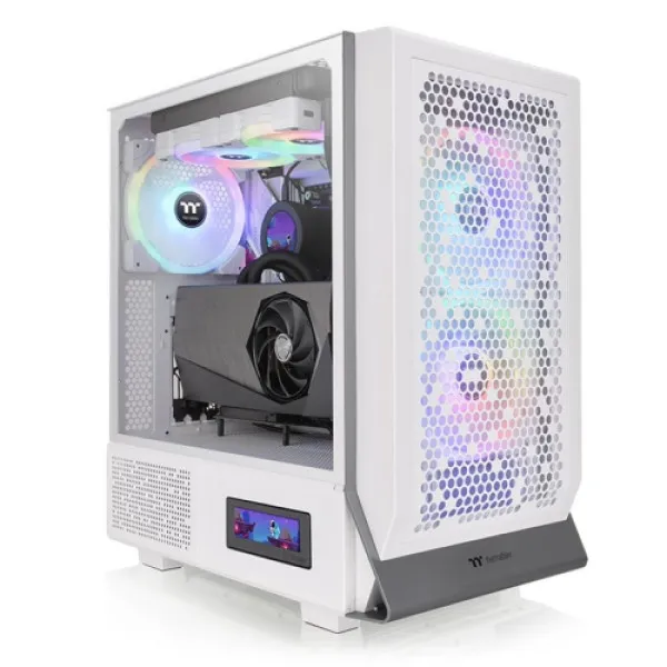 Kućište Thermaltake Ceres 300 TG ARGB Snow/Glass*1/Fan x3/CA-1Y2-00M6WN-00 Slika 1